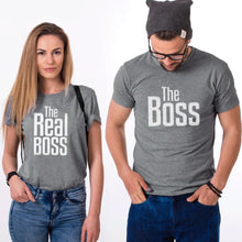 Laden Sie das Bild in den Galerie-Viewer, &quot;The Boss&quot;, &quot;The real Boss&quot; lustiges T- Shirt