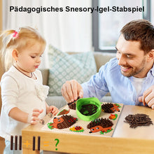 Laden Sie das Bild in den Galerie-Viewer, 🍎Pädagogisches sensorisches Igel-Stabspiel🦔