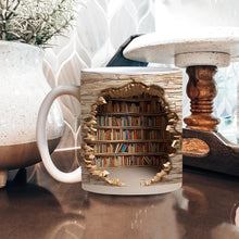 Laden Sie das Bild in den Galerie-Viewer, 3D-Bücherregal-Tasse