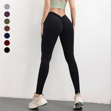 Laden Sie das Bild in den Galerie-Viewer, 🤎Gym-Leggings mit V-Rücken