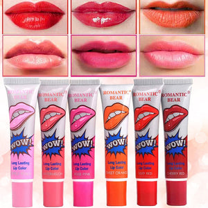 Lipgloss abziehen (6 Stück)