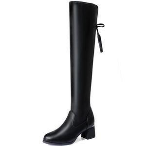 Elastische Weiche Warme Bequeme Stiefel