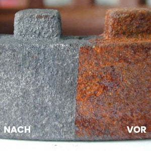 Rostschutz- und rostentfernende Farbe