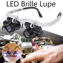 Laden Sie das Bild in den Galerie-Viewer, LED Brille Lupe