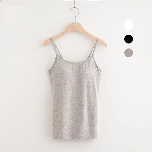 💃Locker sitzendes Tank-Top mit integriertem BH