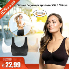 Laden Sie das Bild in den Galerie-Viewer, Bequee bequemer spurloser BH 3 Stücke